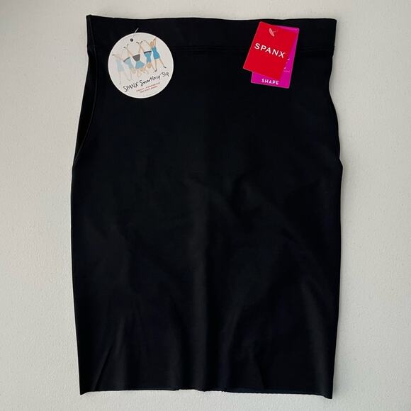 Spanx Half Slip Women's XS Black SmartGrip Tummy Control Sculpting Shapewear NWT - Picture 2 of 14